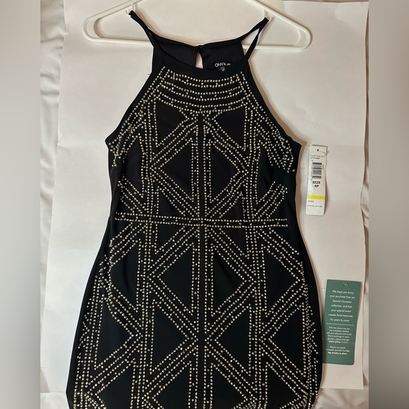 Onyx Nite dress women size 4p - Picture 1 of 5